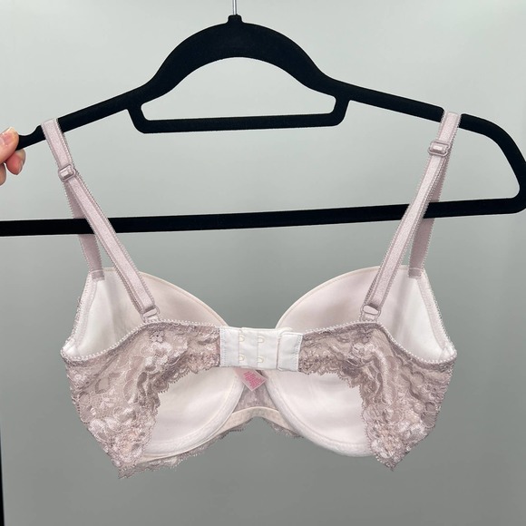 Victoria's Secret Lined Demi Bra Lavender Lace 32DDD - Picture 2 of 4